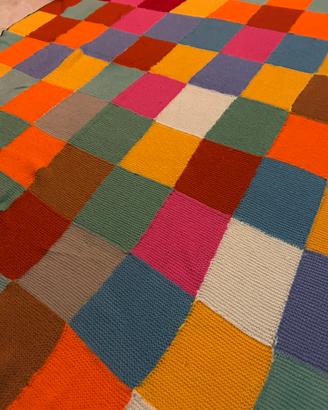 Coperta Uncinetto Vintage ‘70 fatta a mano Bisnonn