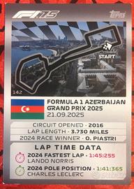 Azerbaijan Grand Prix Topps 2025 Turbo Attax