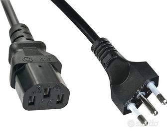 Cavo Alimentazione Tripolare 1,6m Spina Italiana