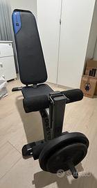 Panca domyos con leg extension + 20 kg