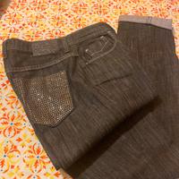 Jeans donna brillantinati