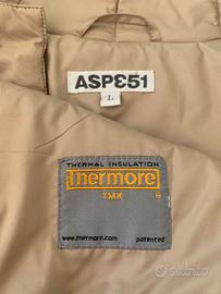 Aspesi–Giacca Imbottita Trapuntata Beige Thermore