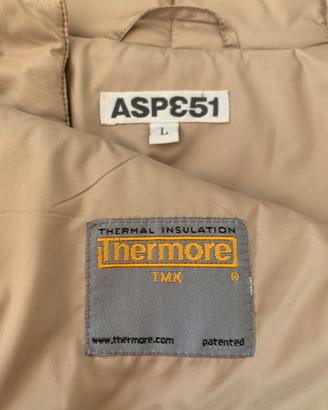 Aspesi–Giacca Imbottita Trapuntata Beige Thermore