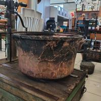 Paiolo in Rame Antico Arredamento Cucina Vintage