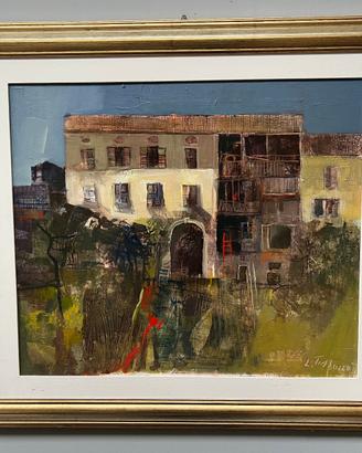 Arte quadro Lucio Trabucco opera 'Tabià Daiano'