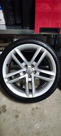 4 cerchi 17" originali Audi 5x100 A1+Gomme incluse