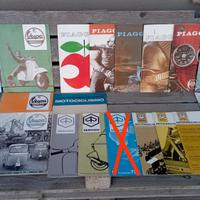 catalogo, manuale, rivista PIAGGIO e varie