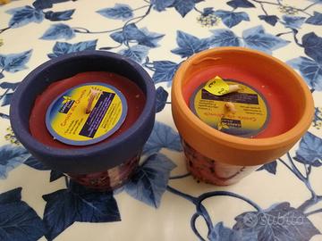 Candele alla citronella in vasetto terracotta