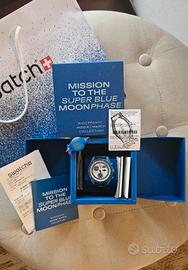 Omega x Swatch Super Blue Moonphase