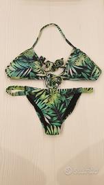 Costume Calzedonia fantasia Foglie Verdi 