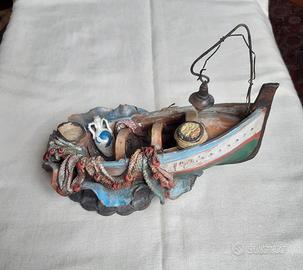 Presepe napoletano gozzo terracotta