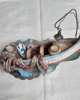 Presepe napoletano gozzo terracotta