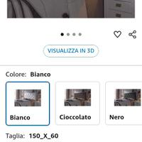 Testiera letto a muro