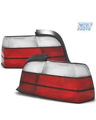 FANALI BMW E36 ROSSO BIANCO LOOK M3