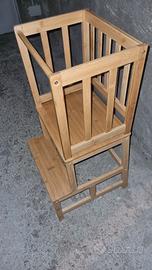 Torre Montessoriana in Bambù - Learning Tower (Com