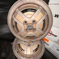 Set 4 Cerchi FIAT RITMO targa oro R13 foratura 498