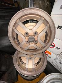 Set 4 Cerchi FIAT RITMO targa oro R13 foratura 498