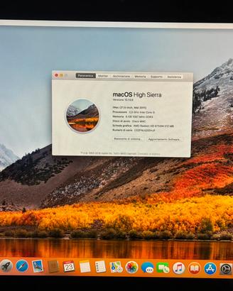 Imac Apple 21,5” mid 2011