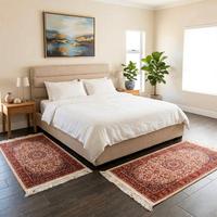 DUE Tappeti Scendiletto 60x107 cm. Stile Orientale