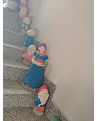 biancaneve e 7nani cemento