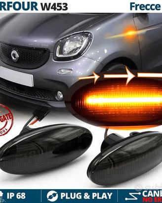 2 Frecce LED Dinamiche per Smart Forfour 453 Nere