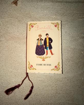 Calendarietto bertelli 1931