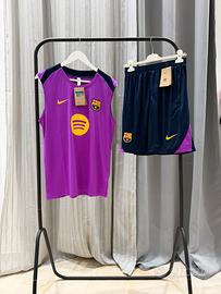 Completo Barça Nike Viola e Blu Navy