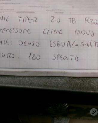 Compressore clima cyvic tipe r 2.0 tb k20c1