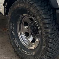 Cerchi + gomme nissan patrol