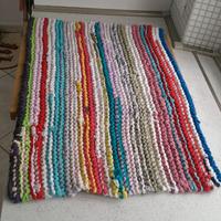 Tappeto cotone fasce multicolor