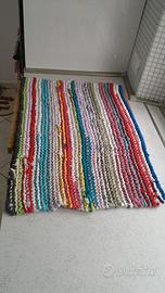 Tappeto cotone fasce multicolor