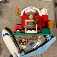 Giochi vari bambini fattoria aereo