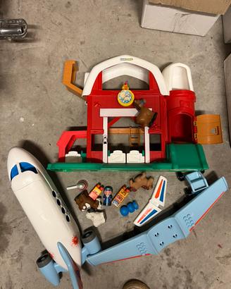 Giochi vari bambini fattoria aereo