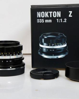 Voigtlander 35mm f/1.2  (Nikon Z DX) Pari al Nuovo