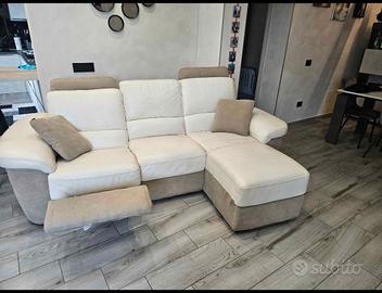 divano in  pelle max relax