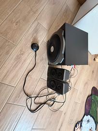 Casse Trust 2.1 con subwoofer + controllo volume