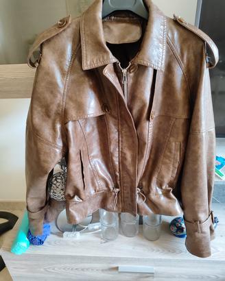 Giacca Bomber Donna in Ecopelle  - Taglia XL