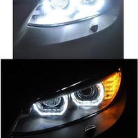 Coppia fanali anteriori angel eyes BMW E92 E93