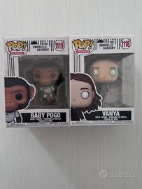Lotto 2 funko pop umbrella academy pogo vanya
