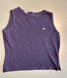 Canotta Lacoste Donna Taglia 40 - Top Smanicato Vi