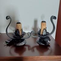 Abat jour in ferro battuto