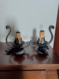 Abat jour in ferro battuto