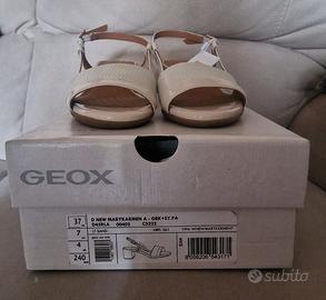 Sandali estivi GEOX in pelle colore sabbia/beige n