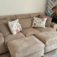 divano poltrone e sofà tenuto benissimo più pouf