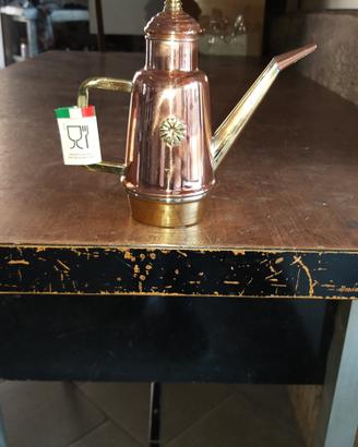 Oliera in rame e ottone nuova