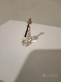 Violino Swarovski in cristallo