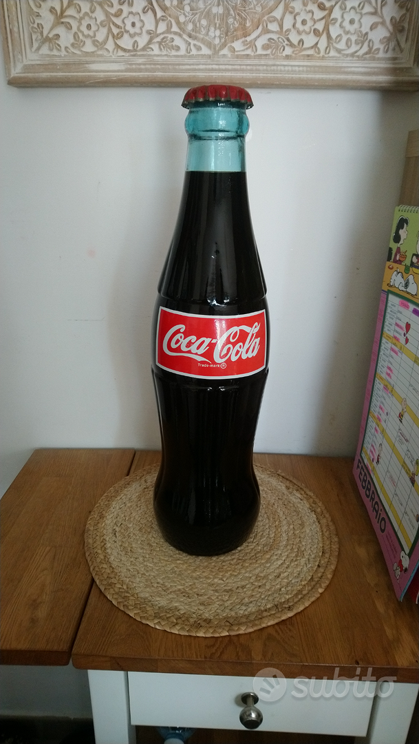 Bottiglia gigante originale coca cola pezzo unico - Collezionismo In  vendita a Torino