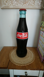 Bottiglia gigante originale coca cola pezzo unico