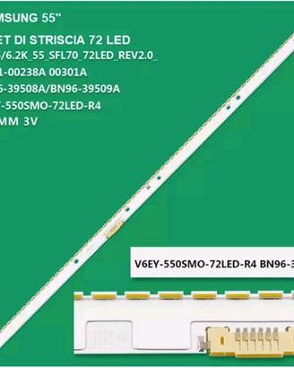 BARRA 72 LED STRIP LED TV SAMSUNG BN96-39508A/3950