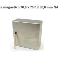 Cuboidi magnetici forza di attrazione 150kg